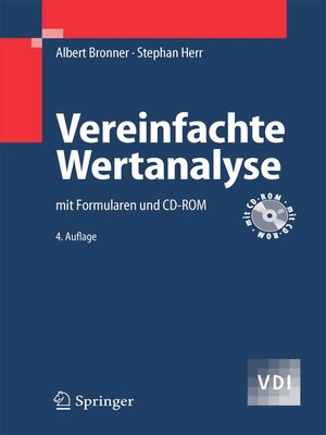 cover image of Vereinfachte Wertanalyse